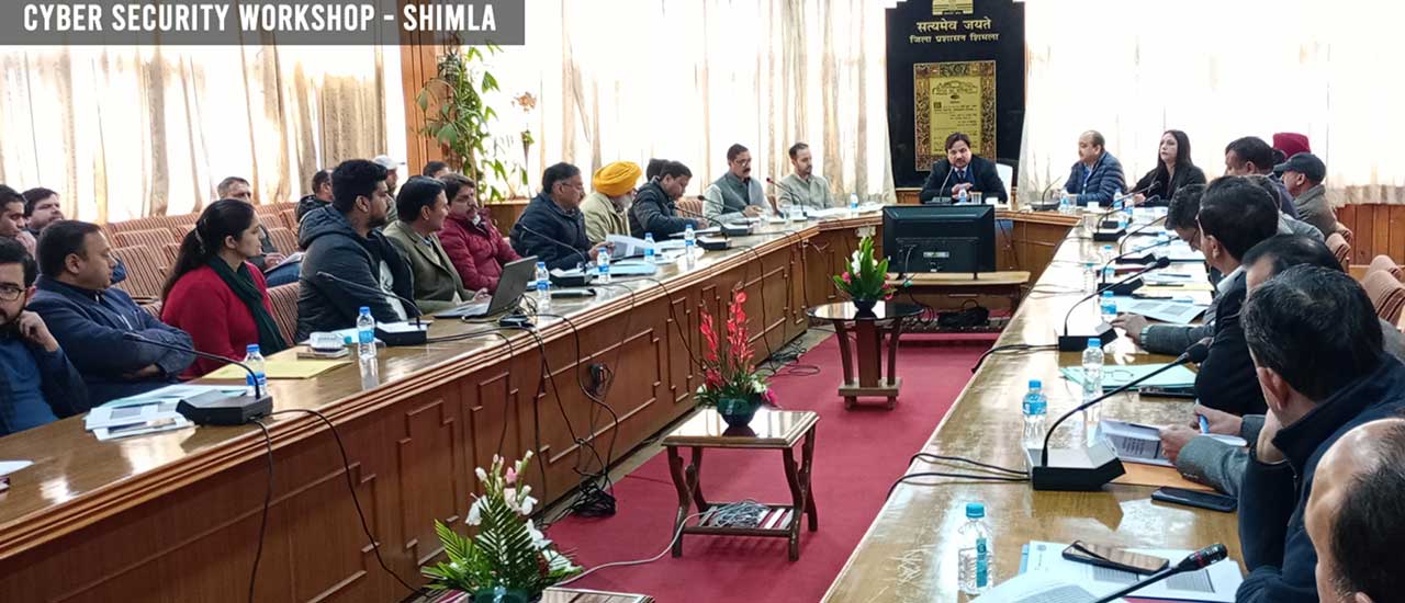 Cyber Security Awareness Workshops for Government Officers Organised by NIC District Units in Himachal Pradesh