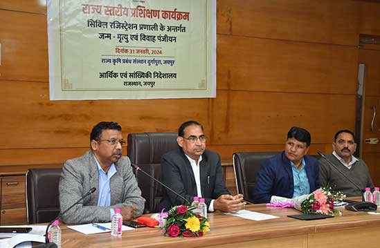 State Level Workshop on Civil Registration System in Rajasthan