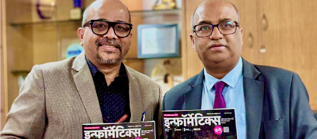 The Director General (NIC), released the “Informatics” publication’s first complete Hindi edition