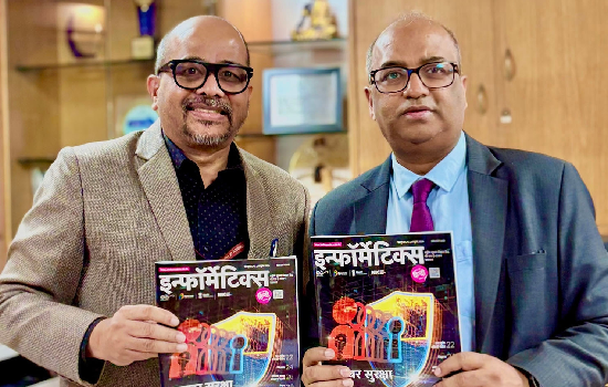 The Director General (NIC), released the “Informatics” publication’s first complete Hindi edition