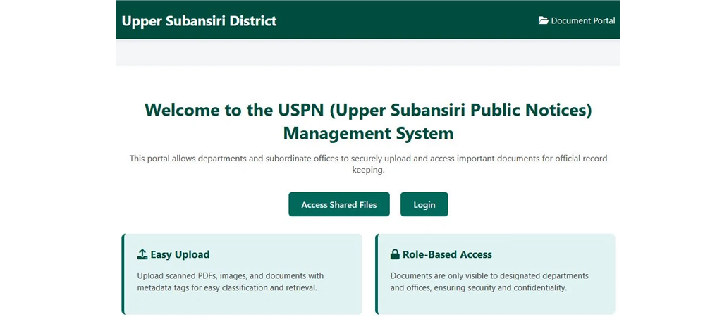 USPN Mobile App Launched in Upper Subansiri