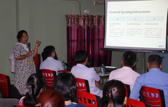 NIC Manipur Conducts Training on New EPMS Application for COHSEM