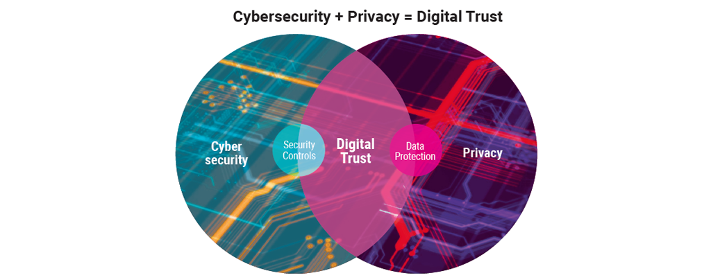 Cybersecurity + Privacy = Digital Trust