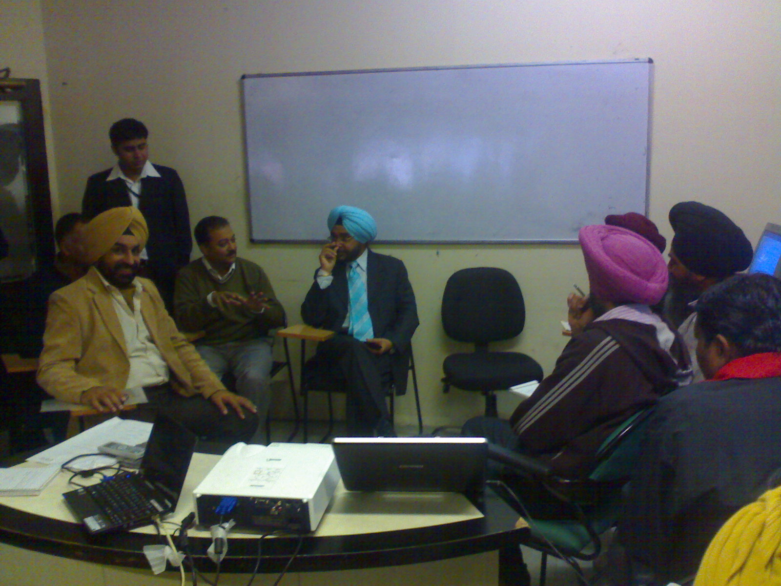 Sh.J.S.Sandhu, Financial Commissioner, Sh.J.S.Brar Nodal Officer & Sh.Vikram Jeet Grover during interactions with the participants