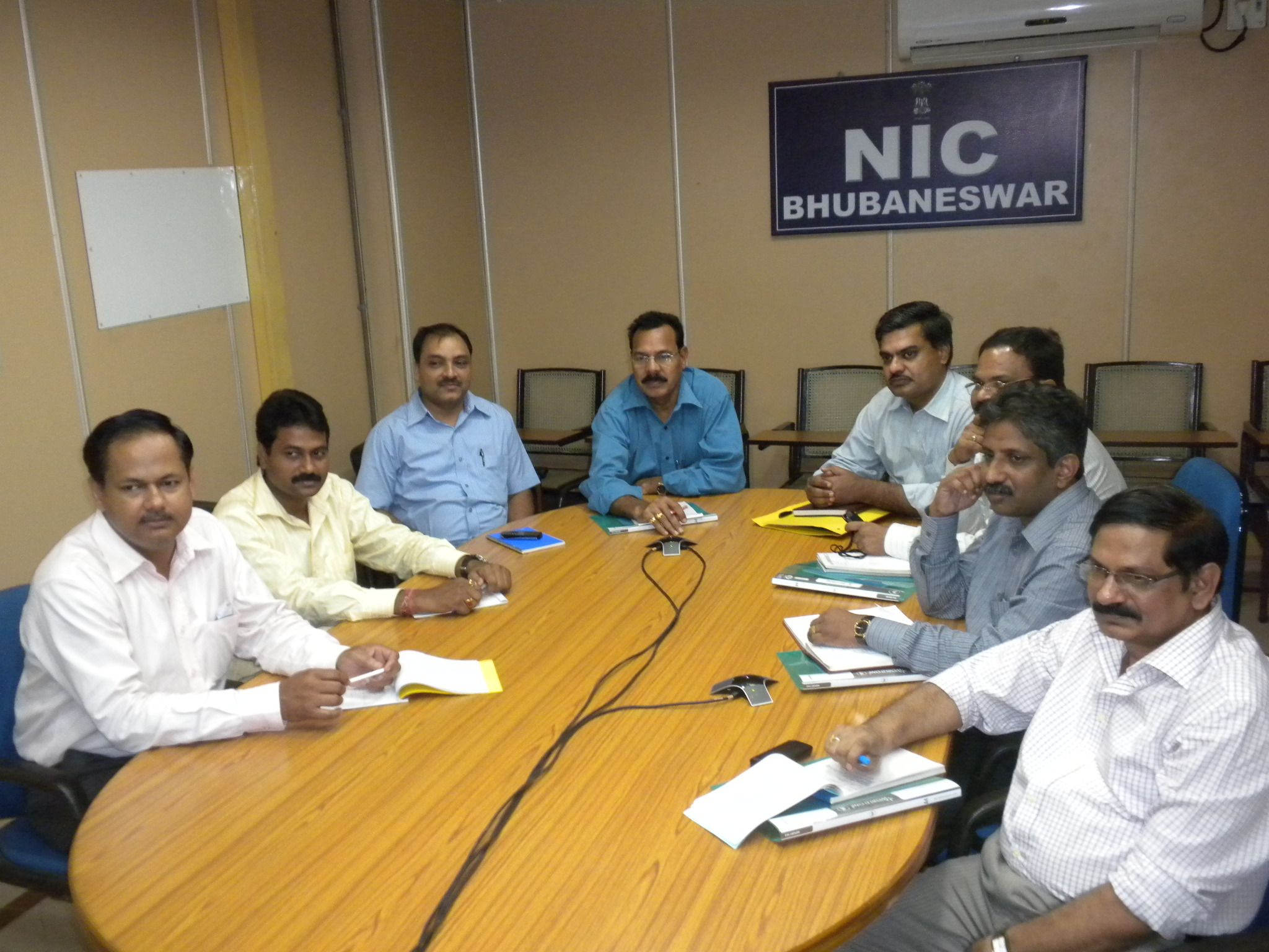 HSL team interacting with NIC Orissa team