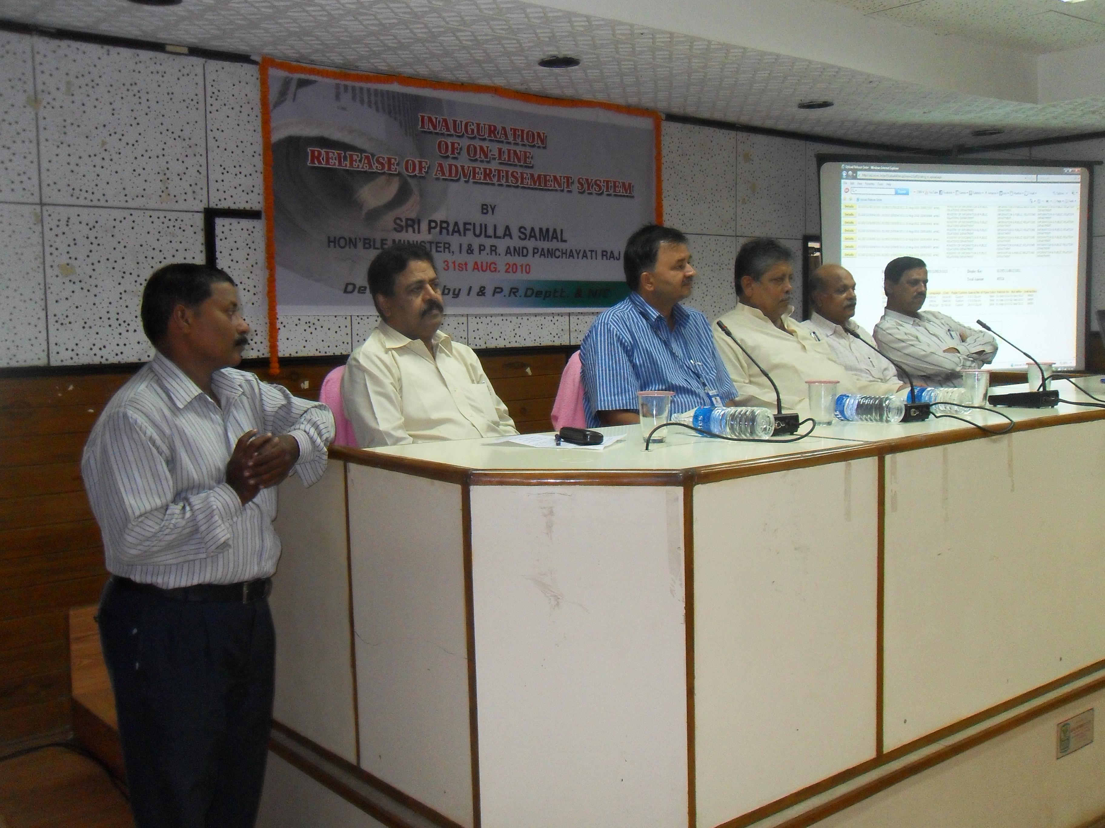 Dignitaries on the Dias