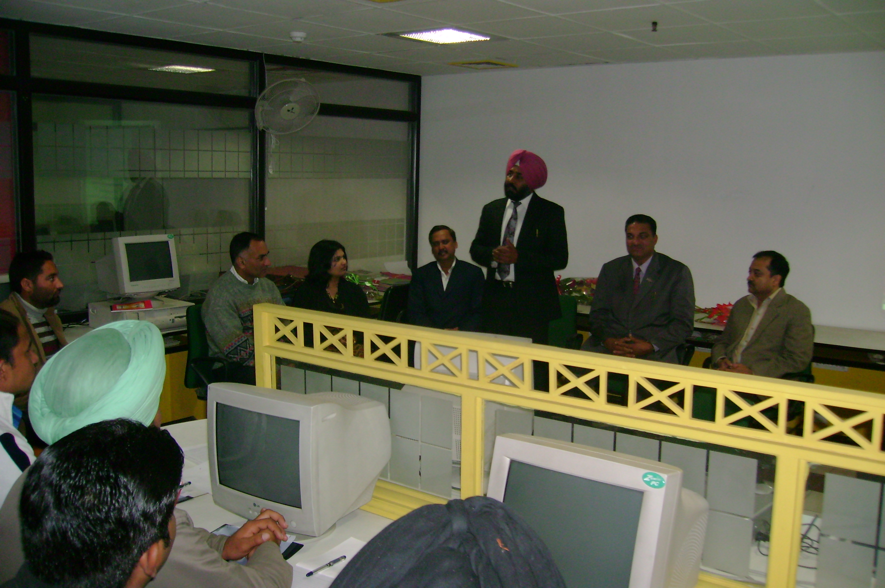 Padam Shree Pargat Singh Director Sports Punjab addressing participants