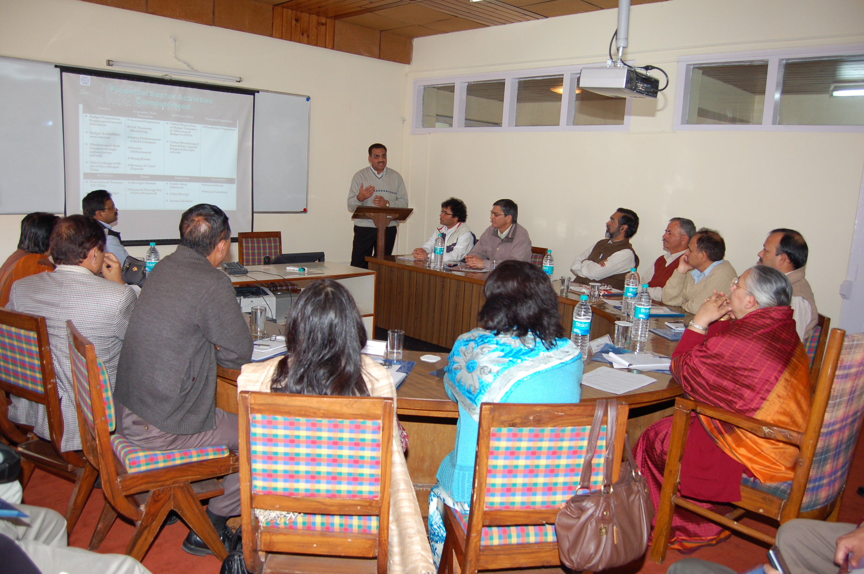 Demonstration on RefNIC & eKosh to Chief Secretary & Principal Secretaries in HP