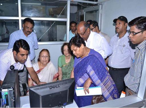 Demonstration to Parliamentary Committee at NIC Ambala (Haryana) 