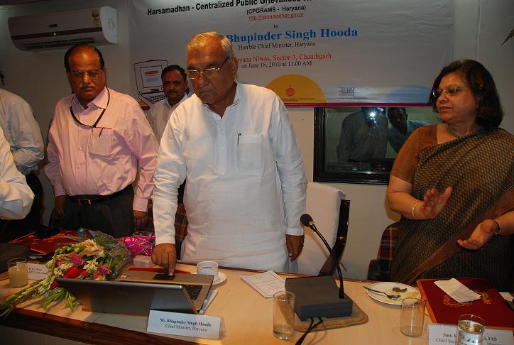 Honourable Chief Minister is launching the web portal