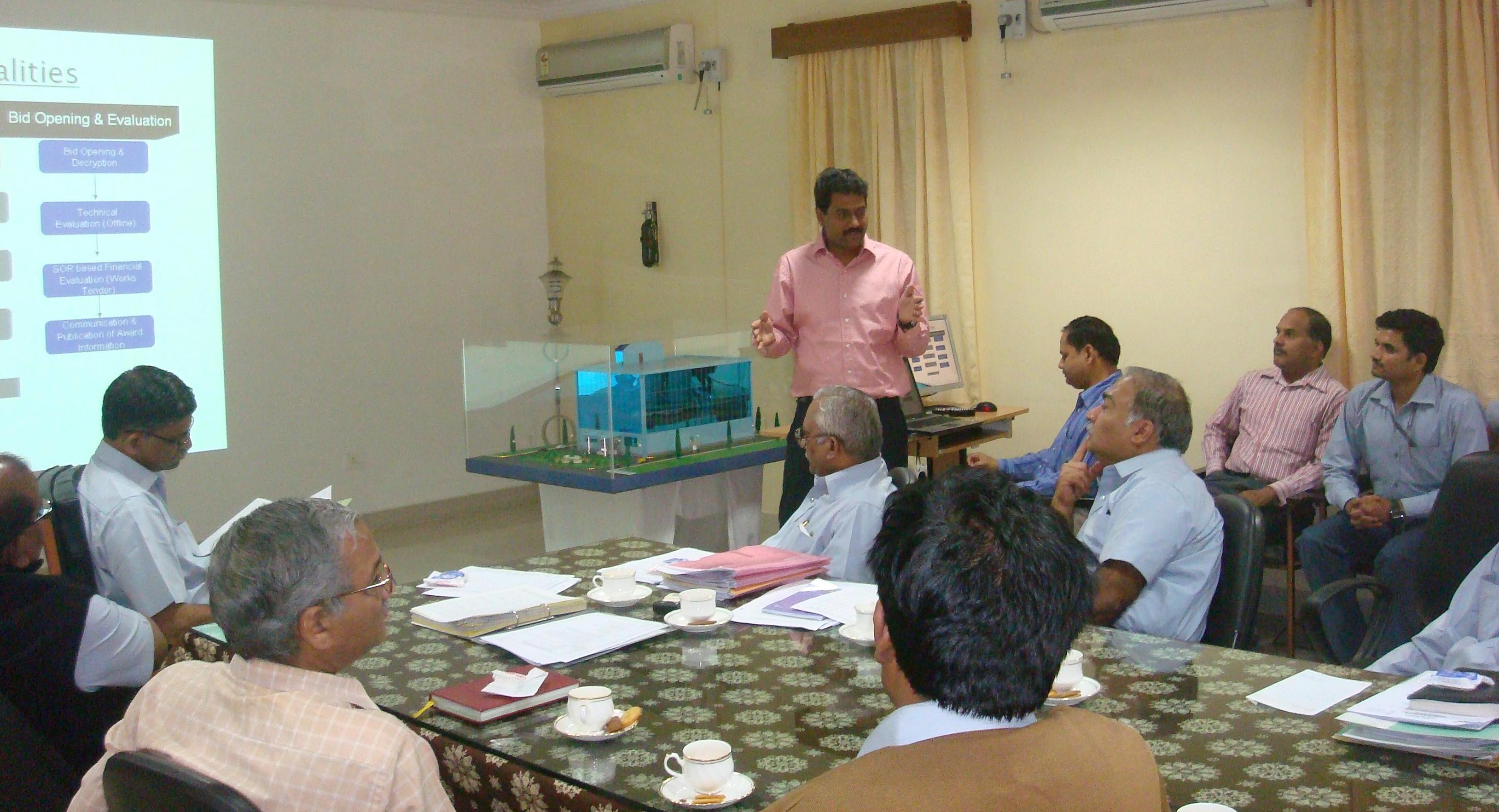 Presentations by NIC Odisha team