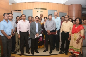 Hon Chief Secretary of Maharashtra with Officers and Staff of State Information Commission and NIC.