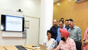 Revenue minister of Punjab Shri. Sukhbinder Singh Sarkaria launching RCMSPb