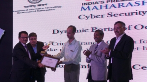 Dr. R.N. Behera receiving the Award