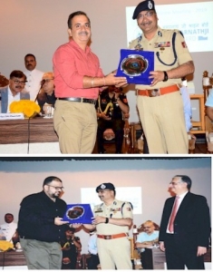 NIC Officers being felicitated by Shri Dilbagh Singh, IPS, DGP, J&K