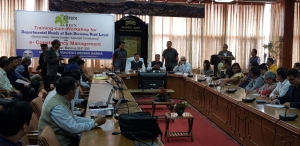 Honourable Speaker, H.P. Vidhan Sabha, Education Minister and MLAs participating in Training-cum-Workshop at Shimla