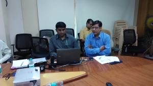 Sh. Vinod Kumar J, Scientist B during workshop