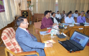 Sh. H.C. Negi, Principal Income Tax Commissioner, HP Launching the Website