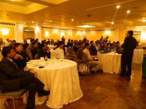 Representatives of various hotels of Khajuraho and Chhatarpur attending the workshop
