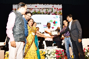 Agriculture Team receiving the Award