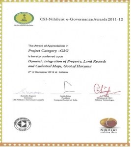 Certificate of Award Issued by CSI-Nihilant