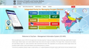 OxyCare Portal at https://oxycare.gov.in