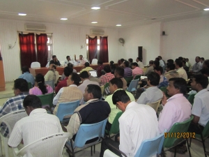 Participants interacting on the occasion