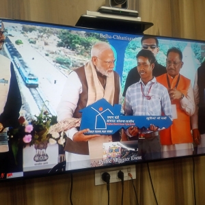 Honorable Prime Minister interacts with citizens across the state via video conferencing