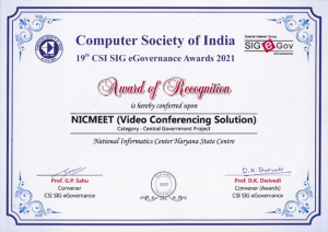 Award Certificate