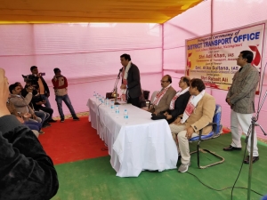 Commissioner Transport Assam Shri Adil Khan, IAS, inaugurating DTO South Salmara