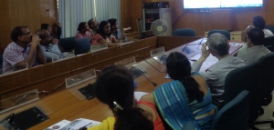 Mrs Seema Jain Scientist C during discussion with participants.