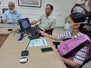 Launching of COVID-Dashboard and web portal of District COVID management & Control Centre by Dr Priyanka Soni, IAS (Deputy Commissioner, Hisar)