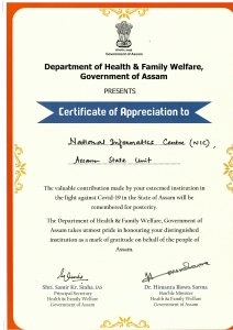 Certificate of Appreciation