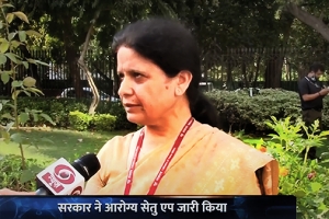 DG, NIC briefing DDNews on Aarogya Setu App