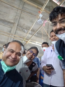 NIC Team with Honble Health Minister Assam