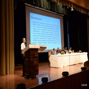 Sh. Rahul Jain, Scientist-D, NIC-Haryana delivering the lecture