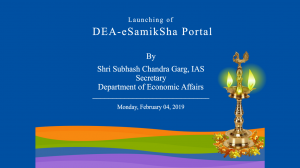 Launching of DEA-eSamikSha