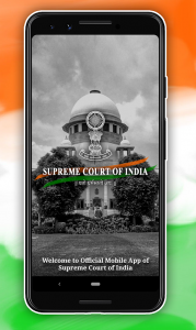 Mobile App of the Supreme Court of India