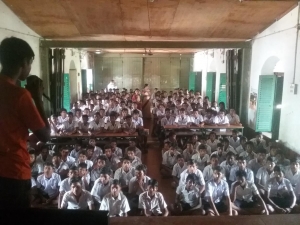 Digital India Program session at MR Boys High School, Paralakhemundi