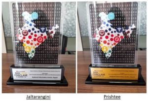 Two Awards - for Jaltarangini and Prishtee