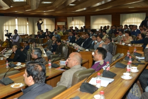 A view of the Officers present during the Inaugural function