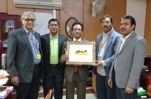 Mr. H. P. Sharma, DDG (NIC); Mr. Ali Ahmed Khan, Secretary (Central Waqf Council); Mr. Rakesh Mohan, Joint Secretary (MoMA) and other NIC Officers