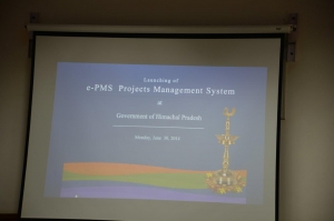 Launching of e-PMS Projects Management System for Himachal Pradesh