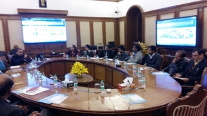 Officials of Cabinet Secretariat Informatics Division during discussion with participants.