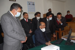 Hon'ble Chief Justice, Himachal Pradesh High Court inaugurating the Virtual Courts