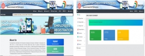 Snapshot of Employment Web Portal
