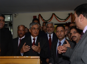 Honourable Chief Justice of India Launching the Mobile App and Grievance Redressal System